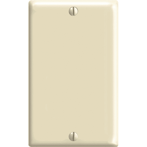 Leviton Wallplate in Ivory — UL Listed for US Residential Electrical Code Compliance, Drop-in NEC-Standard Wiring