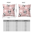 thumbnail image 2 of Honeii Panda Print Throw Pillow, Square Decorative Pillow Forms Soft Fluffy Plump Pillow Decorative Pillow Inserts,Couch Pillows-22"x22", 2 of 7