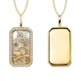 thumbnail image 2 of Birdeem Collier 12 Constellations avec Diamants et Pierres Colorées Collier Zircon 12 Constellations, 2 of 5