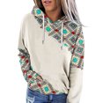 thumbnail image 4 of Sudadera Para Mujer Moda Sudaderas Con Capucha Sudaderas Manga Larga Otoño Camiseta Estampado Bolsillos Blusa Tops Odeerbi  ODB184662, 4 of 7