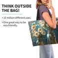thumbnail image 2 of Fotbe Delicate White Daisy Jars Bolsa Tote Estética de Lona con Estampado para Mujer - Bolsa Reutilizable de Hombro Casual para Vacaciones, Compras, Trabajo y Gimnasio, 2 of 8