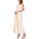 thumbnail image 4 of Vestido Maxi de Satén con Tirantes Espagueti y Cuello Cowl para Mujeres Inspire Chic M Champagne, 4 of 6