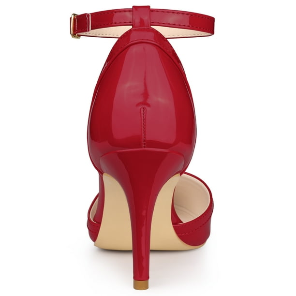 Walmart red store high heels