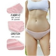 thumbnail image 5 of FINETOO 20 Pack Cotton Underwear For Women Breathable Soft Bikini Panties Low Rise Hipster Ladies Soft Cheeky S-XL, 5 of 6