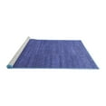 thumbnail image 2 of Ahgly Company Machine Washable Indoor Rectangle Oriental Blue Industrial Area Rugs, 3' x 5', 2 of 4