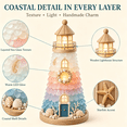 thumbnail image 2 of DIY Lighted Sea Glass-Style Lighthouse Kit Collection, DIY Sea Glass Lighthouse Kit with Pieces & Guide, Adults Craft Kit, Handmade Ocean Beach Decor Gift for Craft Lovers, 2 of 9