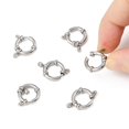 thumbnail image 2 of Resistant 304 Stainless Steel Spring Ring Clasps Stainless Steel Color 14x2.5mm Hole: 2~2.5mm, 2 of 5