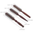 thumbnail image 2 of GETAJGHSD 3Pcs Nylon Bristle Circular Hairbrush with Wooden Handle for Curl Styling and Hair Lift, 2 of 6