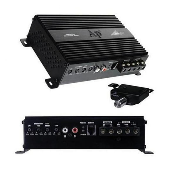 AUDIOPIPE APMCRO-1500 500W 1OHM MICRO CLASS D MONOBLOCK MOSFET AMPLIFIER NEW