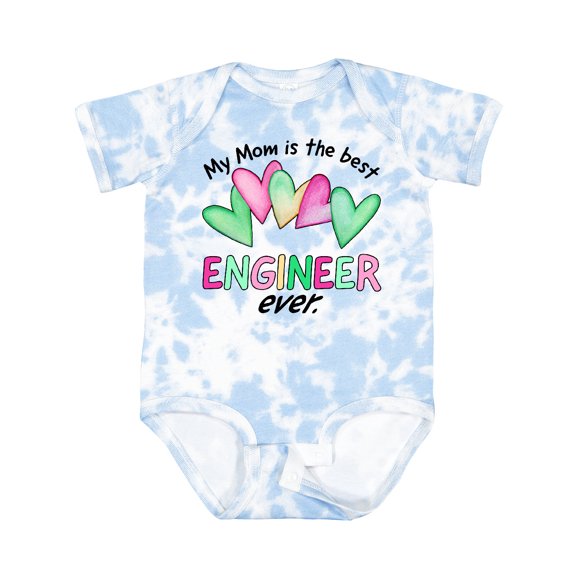 Inktastic My Mom is the Best Engineer Ever Boys or Girls Baby Bodysuit