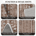 thumbnail image 5 of TECHVIDA Kitchen Rug Set 3 Piece,Non Slip Machine Washable Kitchen Mats,Boho Farmhouse Hallway Doormat for Home Decor, 5 of 7