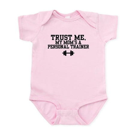 

CafePress - My Mom s A Personal Trainer Infant Bodysuit - Baby Light Bodysuit Size Newborn - 24 Months