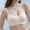 White, variant on Womens Wireless Seamless Bras No Underwire Padded Bralette Adjustable Comfort Everyday Sleep Bra