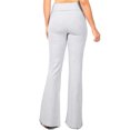 thumbnail image 3 of KOGMO Women's Premium Cotton Flared Fold Over Yoga Pants Exercise Pants (S-3X), 3 of 3