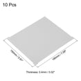 thumbnail image 2 of Paño de limpieza de microfibra Uxcell 7" x 6" suave para lentes de cámara en bolsa de vinilo individual, gris 10 paquetes, 2 of 6