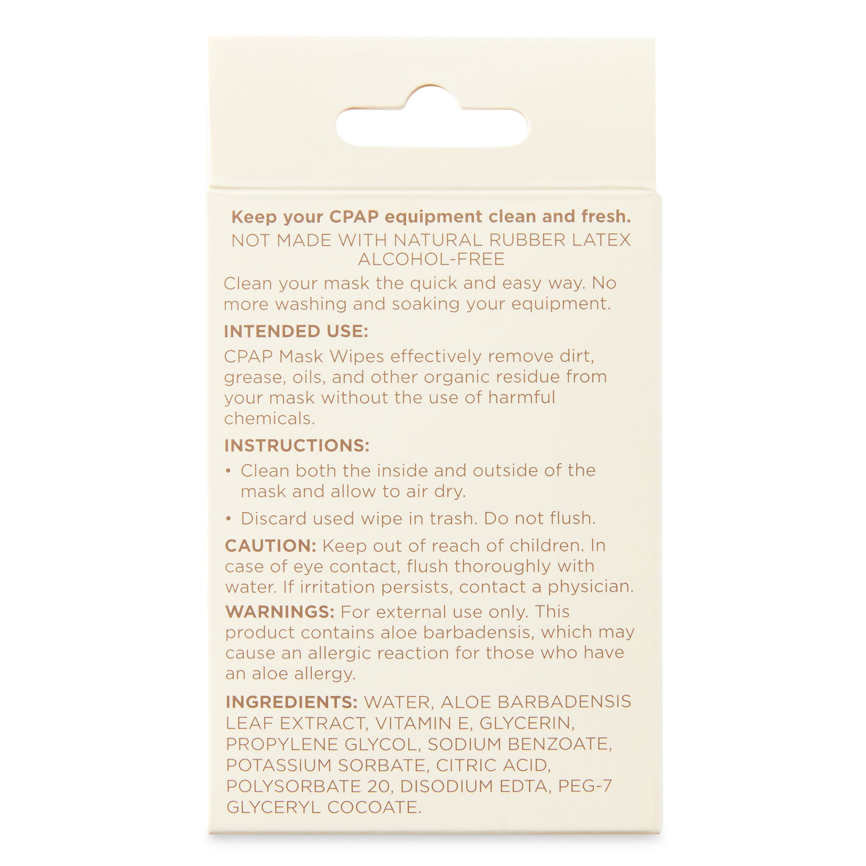 (2 pack) Equate CPAP Mask Wipes, Individually Wrapped and Unscented, 100% Cotton, 10 Count (1 Pack)
