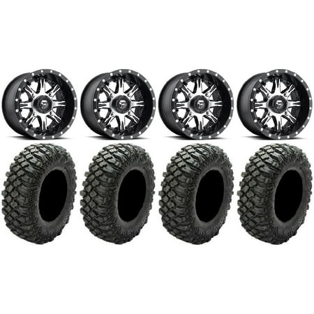 Fuel Nutz Black 14 Wheels 28 Crawler XR Tires Sportsman RZR Ranger Fuel Nutz Black 14 Wheels 28 Crawler XR Tires Sportsman RZR Ranger