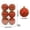 Red, variant on Lattice Pattern Christmas Bauble, Hanging Spherical Decoration, Textured Ball Pendant for Holiday Tree Styling