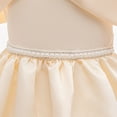 thumbnail image 6 of YuYuBao Toddler Girls Tulle Lace Dress Off Shoulder Solid Color big bowknot Party Gown Dress Kids Girls Stage Performance Pageant Prom Ball Gown Dress , 6-7 Years, 6 of 6