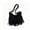 Black2, variant on VeFlora Women's Western Fringe Crossbody Bag, Buckle Shoulder Purse, Adjustable Strap Hobo Bag for Casual Commuting & Daily Use(Brown/One Size)