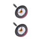 thumbnail image 3 of Sartén decorativa Yuarrent forma de huevo frito Reloj de pared cocina Dormitorio Rosa 22x19x4cm 2piezas, 3 of 4