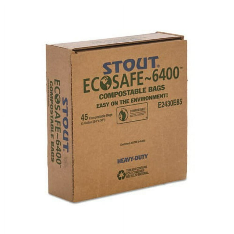 EcoSafe-6400 Bags, 13 gal, 0.85 mil, 24 EcoSafe-6400 Bags, 13 gal, 0.85 mil, 24