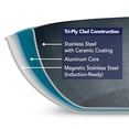 thumbnail image 3 of Tramontina Utsava Tri-Ply Clad 2.7 Qt Covered Kadai with Ceramic Interior – Induction-Ready, 3 of 8