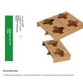 thumbnail image 5 of Portavasos desechable para llevar, posavasos para té con leche, taza individual, taza doble, cuatro tazas, base corrugada desgarrable, taza rechoncha, portavasos para café, 5 of 5