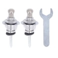 thumbnail image 2 of 2Pcs Guitar Strap Button Set,Metal Guitar Quick Release Strap Retainer With Wrench For Electric Acoustic Guitar Bass, 2 of 8
