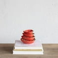 thumbnail image 3 of SHIQI-Creative Tasses à Mesurer en Grès Peint à la Main, Rouge et Blanc, Ensemble de 4, 3 of 4