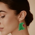 thumbnail image 6 of Bpyeka Christmas Tree Acrylic Stitching Earrings Christmas Holiday OrnamentsChristmas GiftsChristmas Decor, 6 of 6