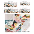 thumbnail image 2 of Curtain Valance for WindowsAbstract Colorful Snow Mountain Painting Kitchen Valances Rod Pocket Short Curtains,Nature Landscape Window Treatment Panel for Living Room Bathroom Bedroom, 2 of 8