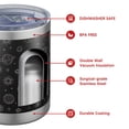 thumbnail image 4 of 12oz Tumblers Black Cosmic Pattern Vacuum Insulated Stainless Steel Travel Tumbler Cups Mug with Lid and Straw for Beer,Coffee,Beverages with Cleaning Brush for Cold & Hot Drinks, 4 of 5