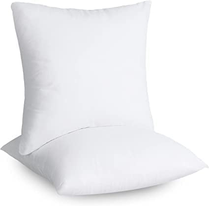 Square Euro Throw Pillow Inserts for Decorative Pillow Looms & Linens (Set of 2) Looms & Linens Size: 16H x 16W