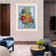 thumbnail image 2 of Flower DIY 5D  Embroidery Pictures Arts Craft DIY Crystal Needlework by Numbers Rhinestone for Home Wall Decor 30X40CM Flor amarilla Gloria DIY Diamond Pintura, 2 of 9