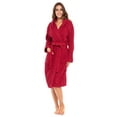 thumbnail image 2 of Women 100% Luxury Terry Shawl Cotton Hooded Toweling Bathrobe Spa, 2 of 6