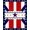 Red White Blue, Pattern 6, variant on ODIKA Front Door Festive Stars Stripes Independence Celebration Generic for Dorm Room, Small Living Apartment, Stain Resistant Low Profile