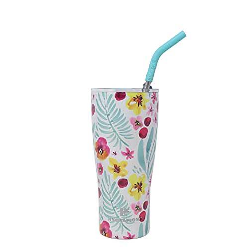 Hydraflow Capri 30oz Tumbler with Straw Triple Wall Vacuum