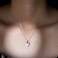 thumbnail image 4 of Rosec Jewels Solitaire Freshwater Pearl Pendant Necklace, June Birthstone Pendant - 9 mm, 14K White Gold, 4 of 7