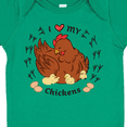 thumbnail image 4 of Inktastic I Heart My Chickens Boys or Girls Baby Bodysuit, 4 of 5