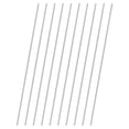 thumbnail image 1 of Uxcell Paquete de 10 Varillas Sólidas Redondas de Acero Inoxidable 304, 2.5x250mm Varillas Sólidas de Metal para Manualidades de Bricolaje[0.1x9.84IN], 1 of 6