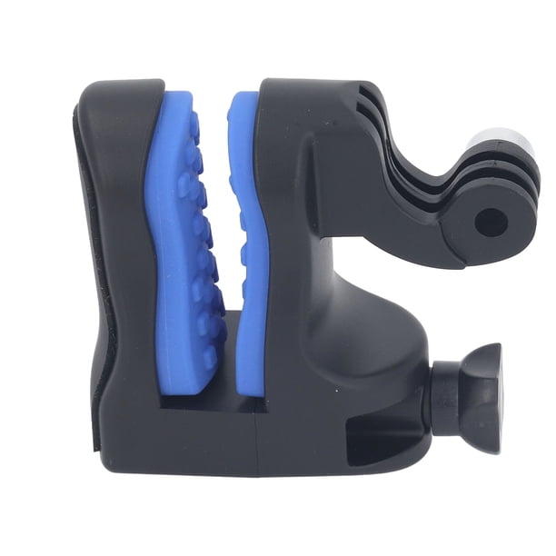 Kit de Montaje de Barbilla para Casco de Motocicleta, Soporte de Barbilla para Casco de Cámara de Acción Ajustable de Silicona ABS para Action, Yi, Apeman, Cáras de