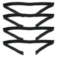 thumbnail image 3 of 4 Pcs Sangles de Hoverboard : Sangle de Remplacement pour Fixation de Siège de Hoverboard Compatible avec Accessoires de Trottinette Électrique Auto-Équilibrée Noire 25 x 700 mm, 3 of 5