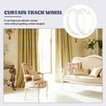 thumbnail image 2 of Shisuyan Clear Shower Curtain Rings PP 12Pcs Simple Design 2.55X2.55X0.35in, 2 of 9