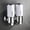White27, variant on Tuvgenk Clear 2-Chamber Soap Dispenser, Wall Mounted Shampoo Bottle for Bathroom, No Drill Adhesive Holder, Refillable for Shower