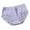 Purple, variant on HAOTAGS Women's Comfort Brief Underwear,Solid Cotton Quick-drying Daily Panties Beige M
