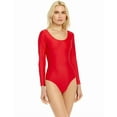 thumbnail image 2 of Women's Leotard Basic Long Sleeve Ballet Dance Leotard Variety of Colors (Size XSmall-XLarge), 2 of 2