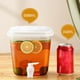 thumbnail image 4 of Dispensadores de bebidas, dispensador de bebidas de plástico con grifo, hervidor frío con grifo para refrigerador de frutas, dispensador de bebidas para refrigerador, 4 of 8