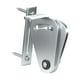thumbnail image 4 of Cerradura de puerta de granero Macarena engrosada de madera para patio interior y exterior Plata, 4 of 8