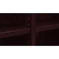 thumbnail image 5 of Bowery Hill Traditional 36" Tall 6-Shelf Double Wide Wood Bookcase in Espresso, 5 of 7